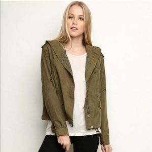 Brandy Melville Army Green Hailey Jacket